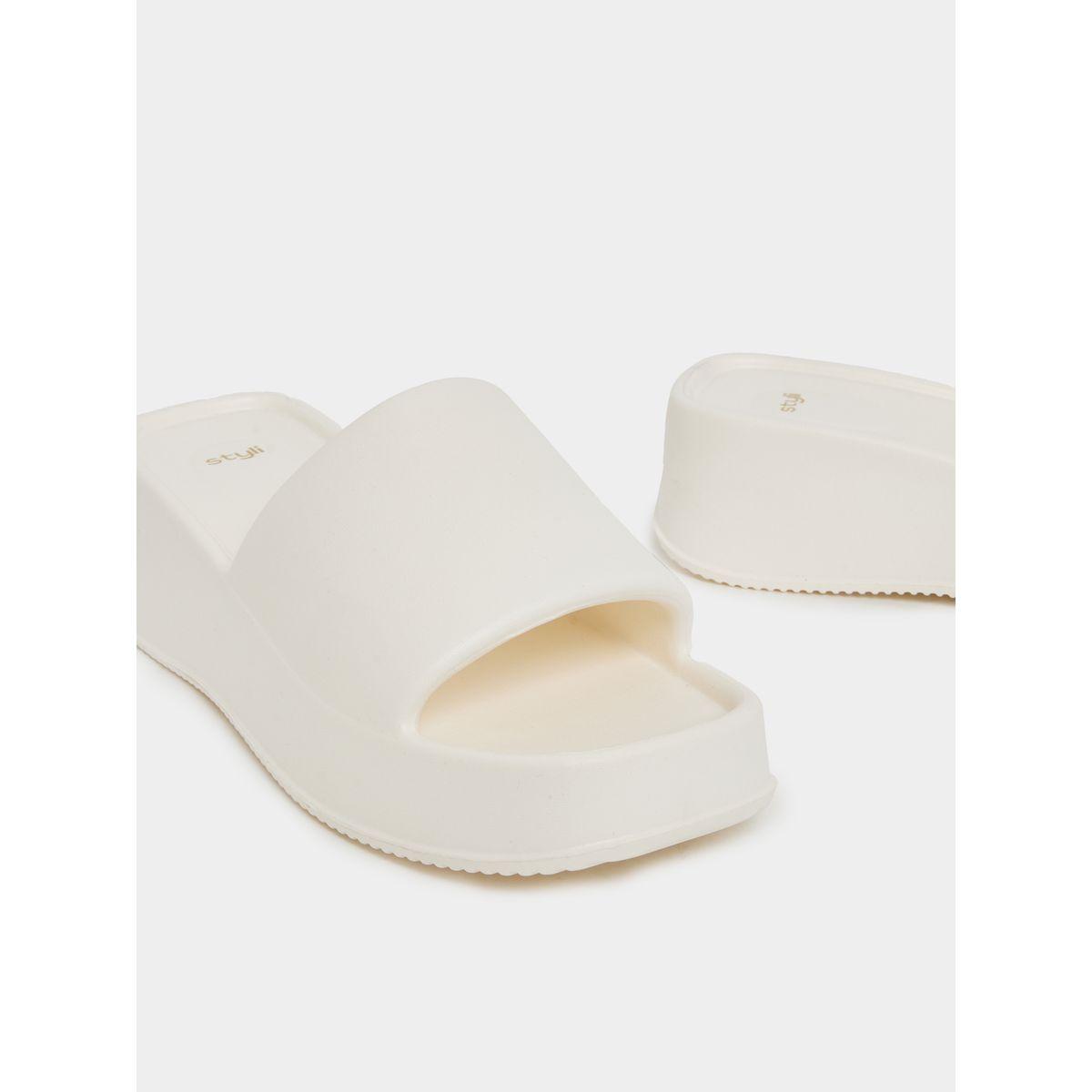 Styli Single Band Chunky Flatform Slides-women-shoes-flipflopsandslides-image-5