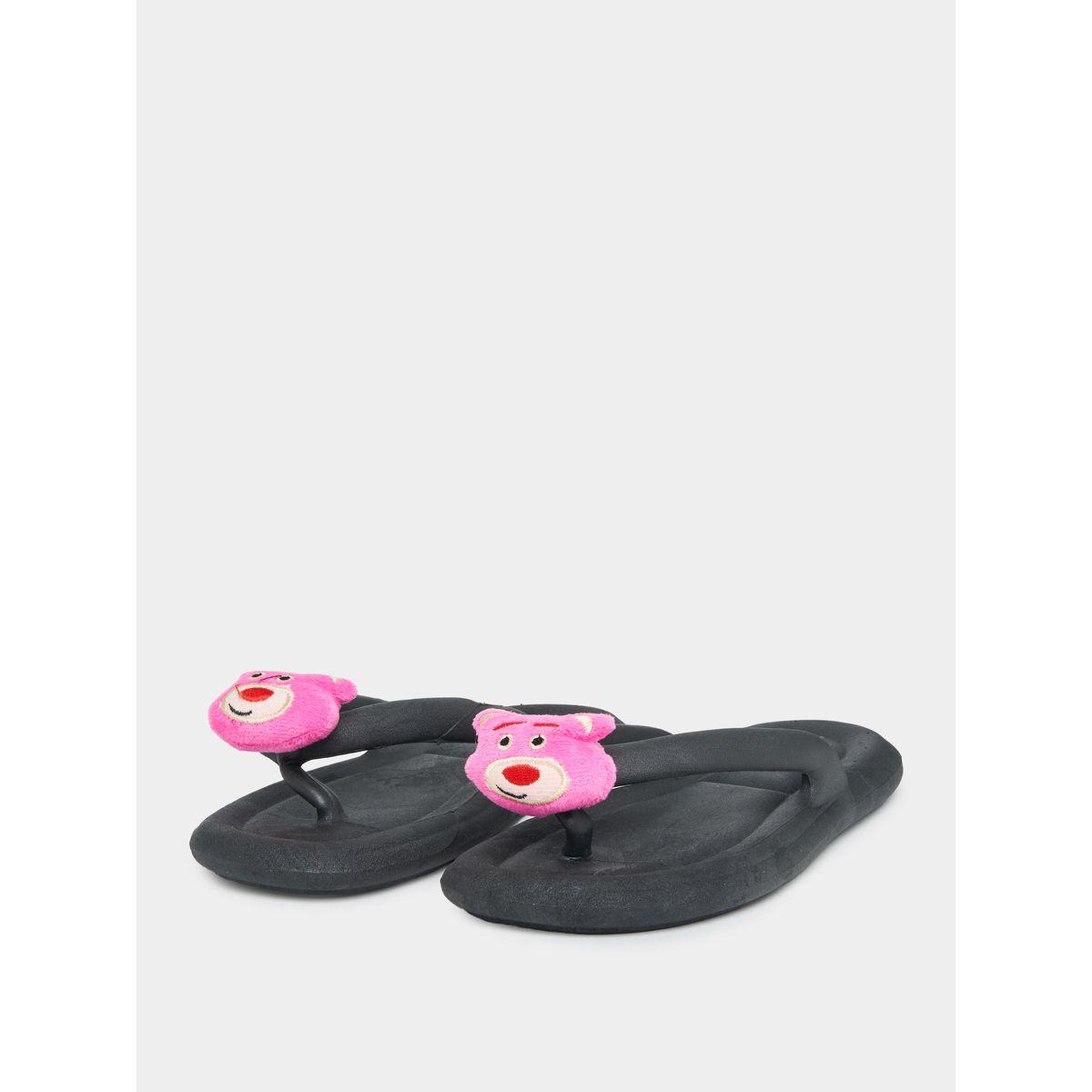 Styli Pink Panther Applique Flip Flops-women-shoes-flipflopsandslides-image-1