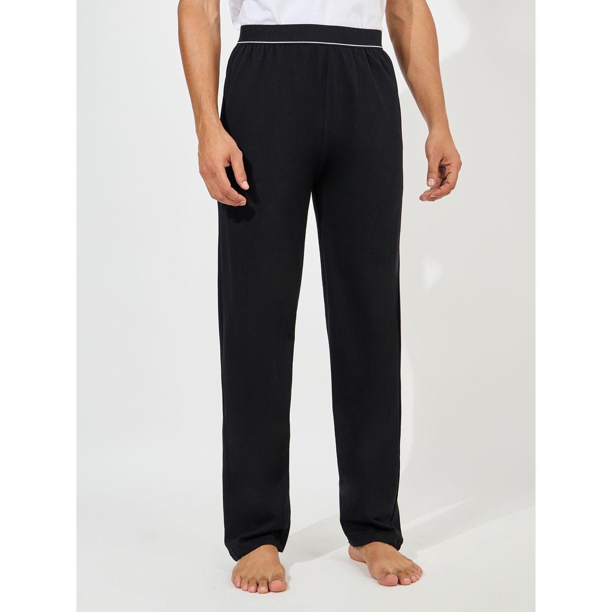 Styli Unwind Cotton Knit Pyjama with Elastic Waistband-men-clothing-nightwear-pyjamaandshorts-image-1