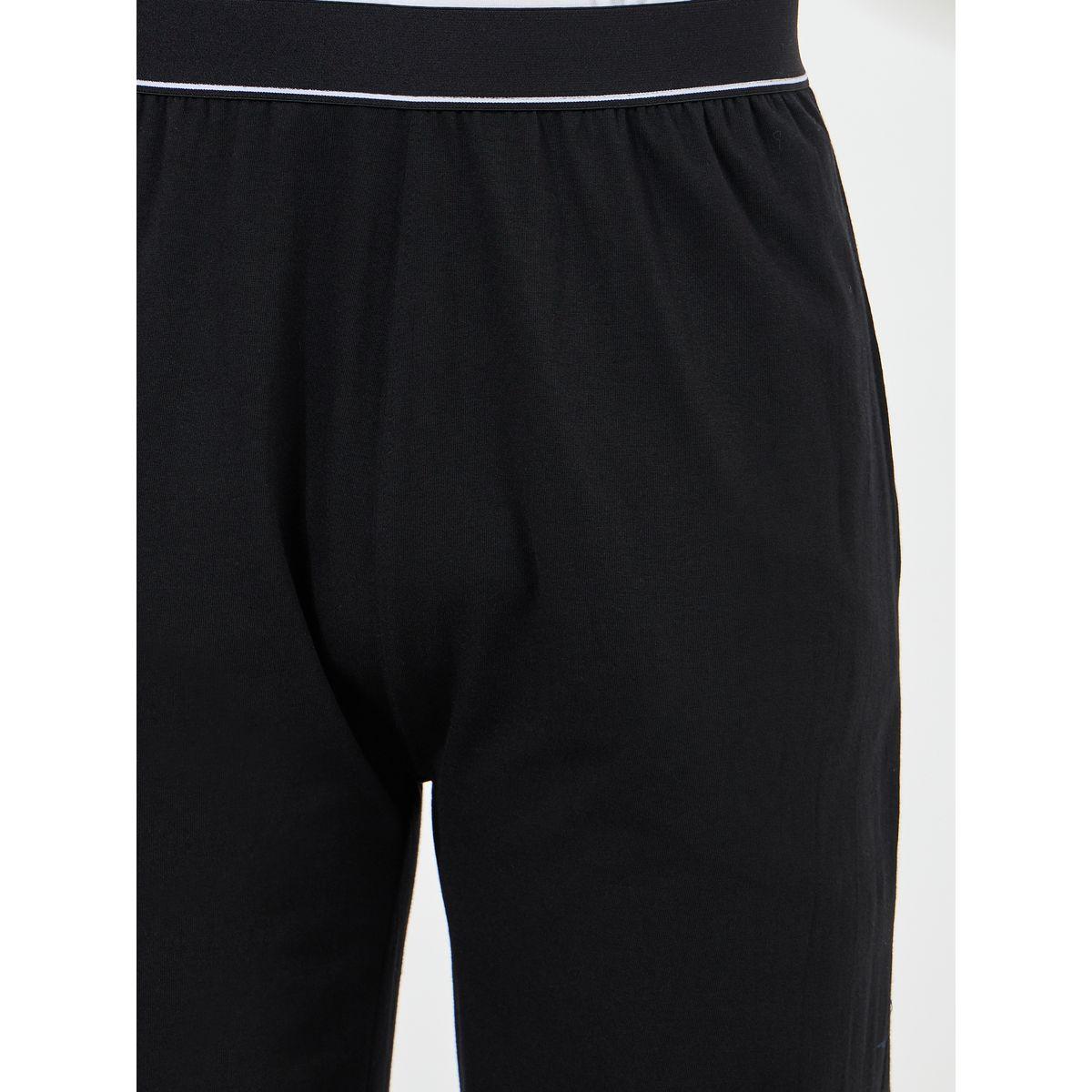 Styli Unwind Cotton Knit Pyjama with Elastic Waistband-men-clothing-nightwear-pyjamaandshorts-image-3