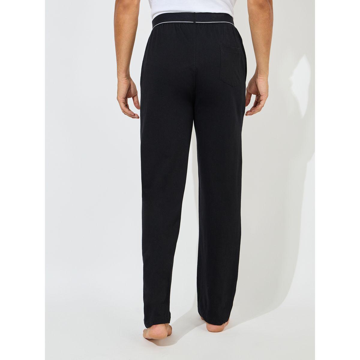 بنطال بيجاما محبوك بخصر مطاطي-men-clothing-nightwear-pyjamaandshorts-image-4