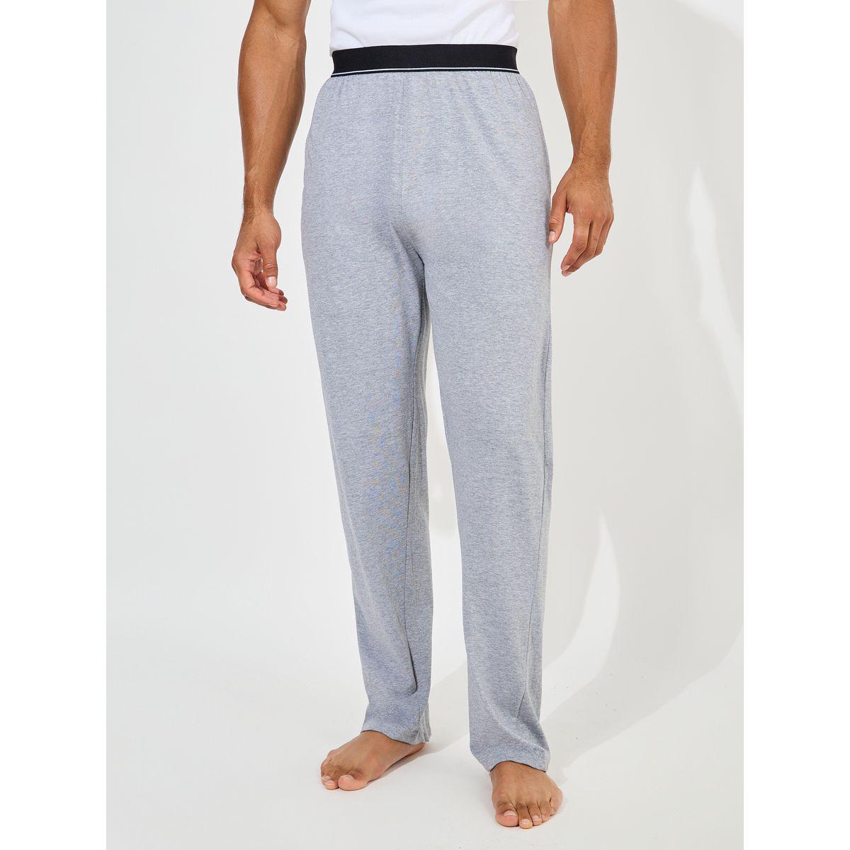 بنطال بيجاما محبوك مع خصر مطاطي-men-clothing-nightwear-pyjamaandshorts-image-1