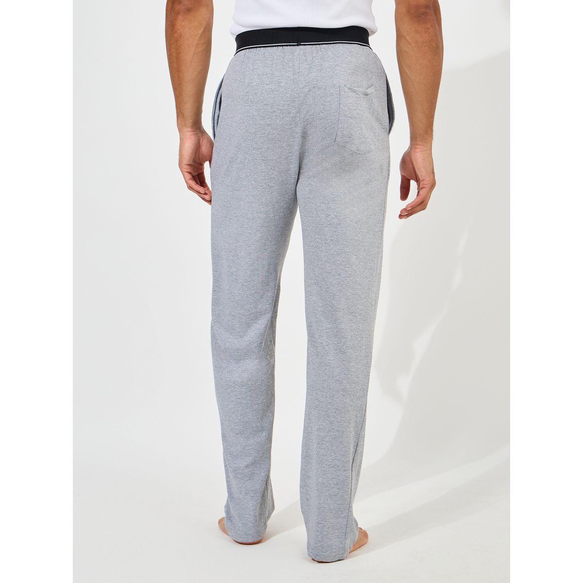 Styli Unwind Cotton Knit Pyjama with Elastic Waistband-men-clothing-nightwear-pyjamaandshorts-image-4