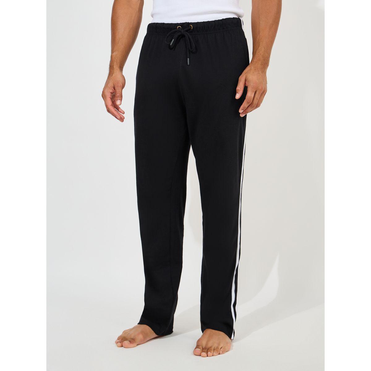 Styli Unwind Straight Fit Knitted Pyjama with Side Piping Detail-men-clothing-nightwear-pyjamaandshorts-image-1