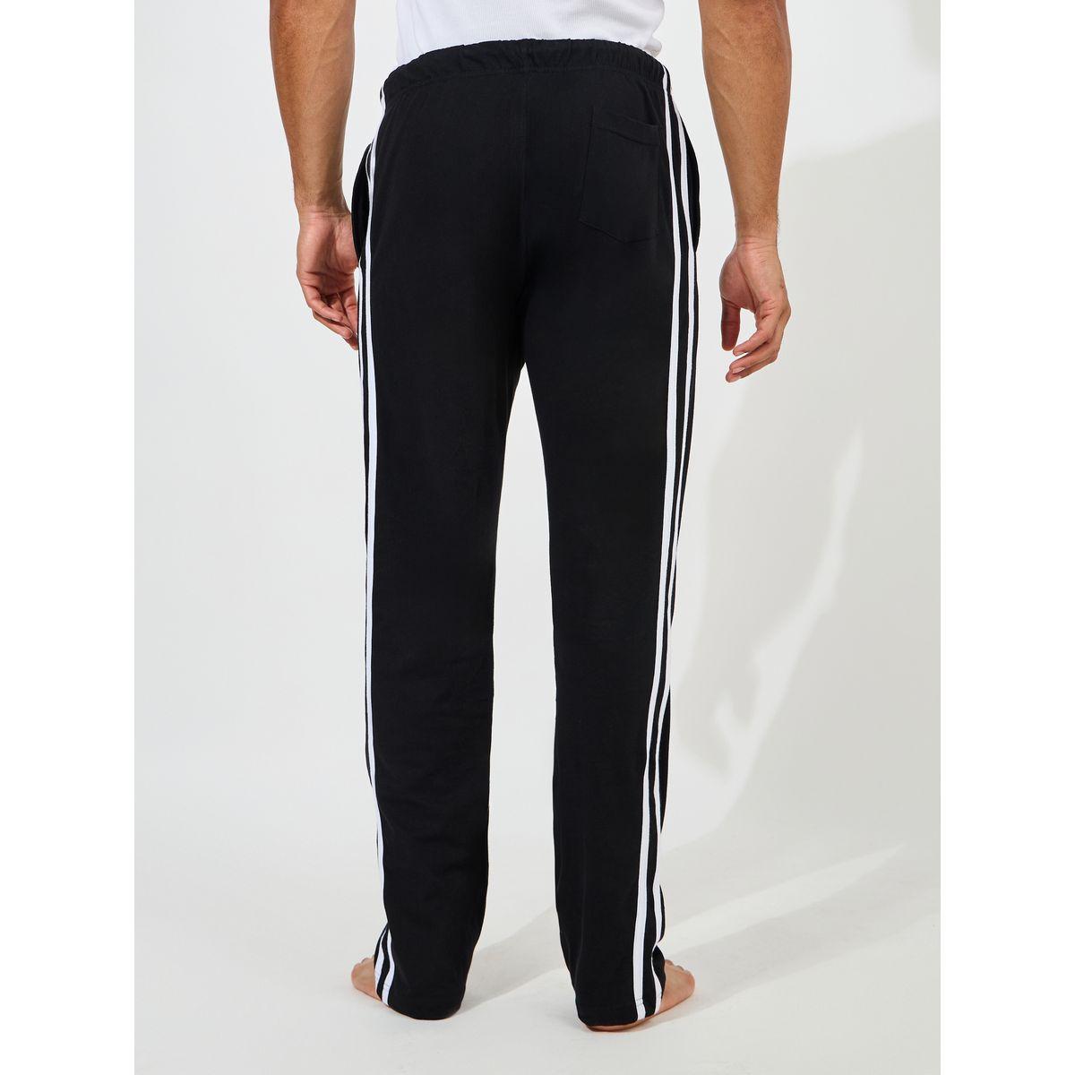 Styli Unwind Straight Fit Knitted Pyjama with Side Piping Detail-men-clothing-nightwear-pyjamaandshorts-image-4