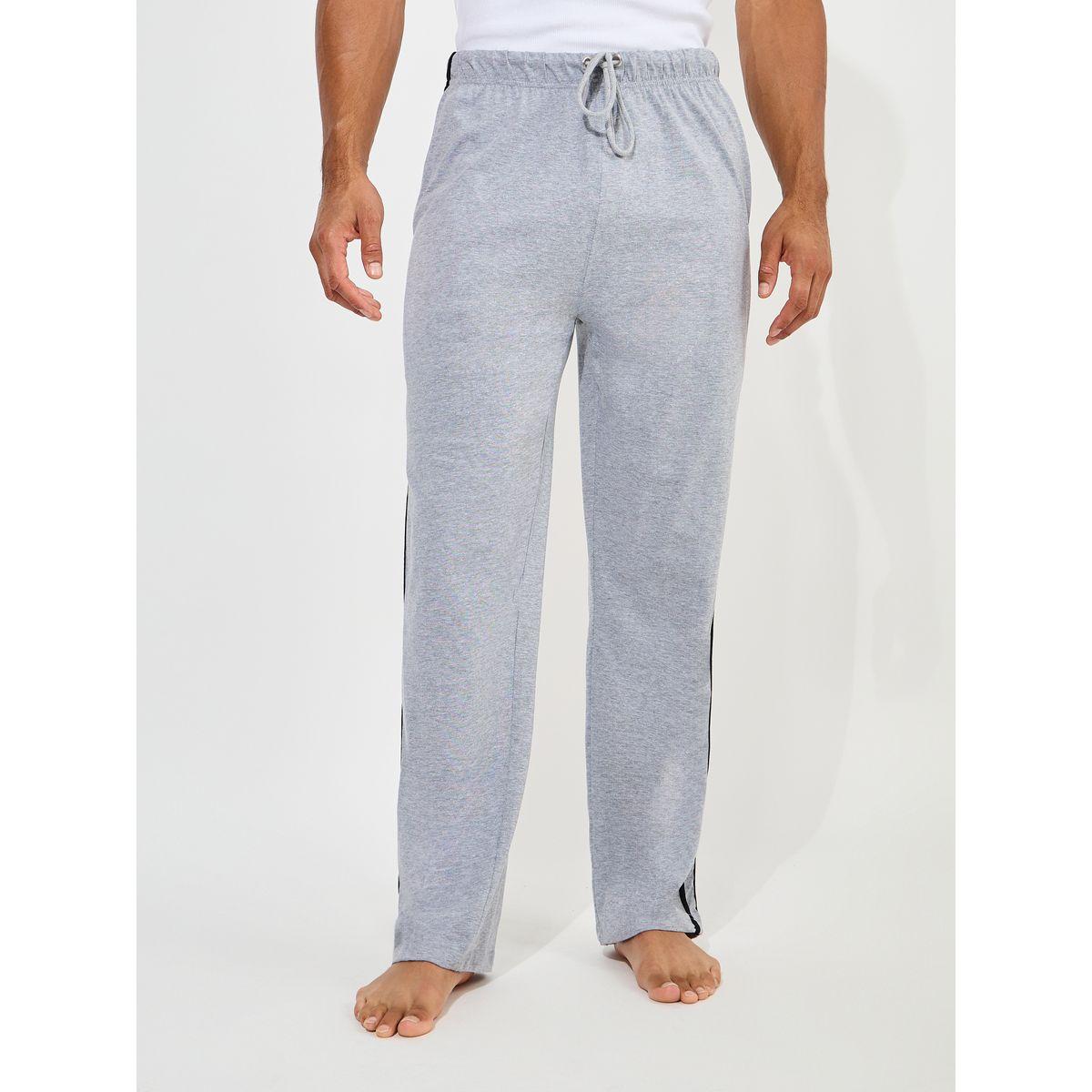 Styli Unwind Straight Fit Knitted Pyjama with Side Piping Detail-men-clothing-nightwear-pyjamaandshorts-image-1