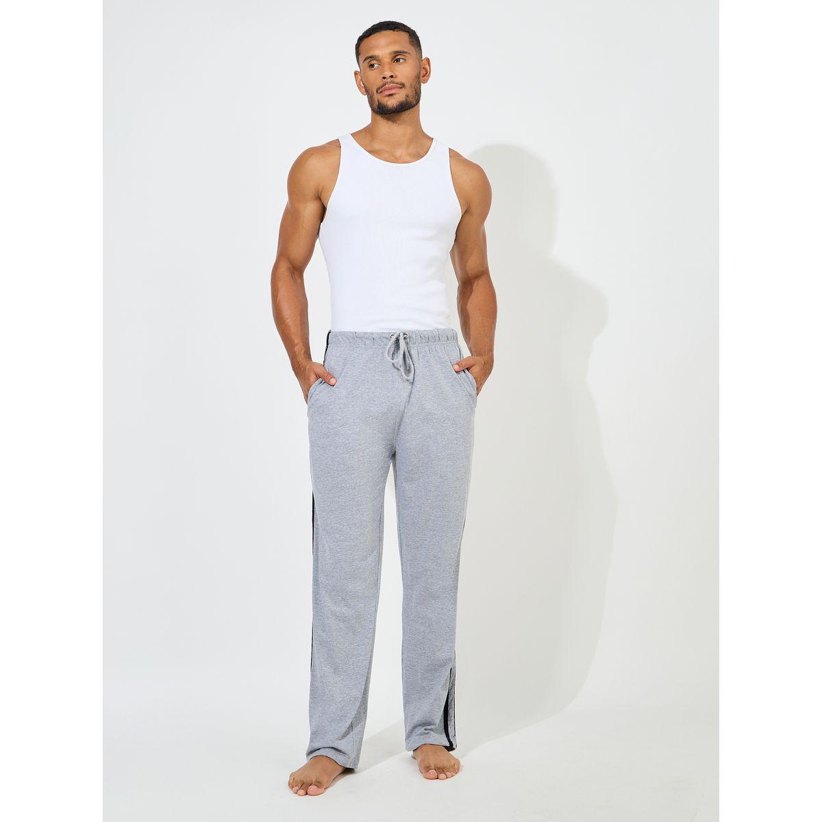 Styli Unwind Straight Fit Knitted Pyjama with Side Piping Detail-men-clothing-nightwear-pyjamaandshorts-image-2