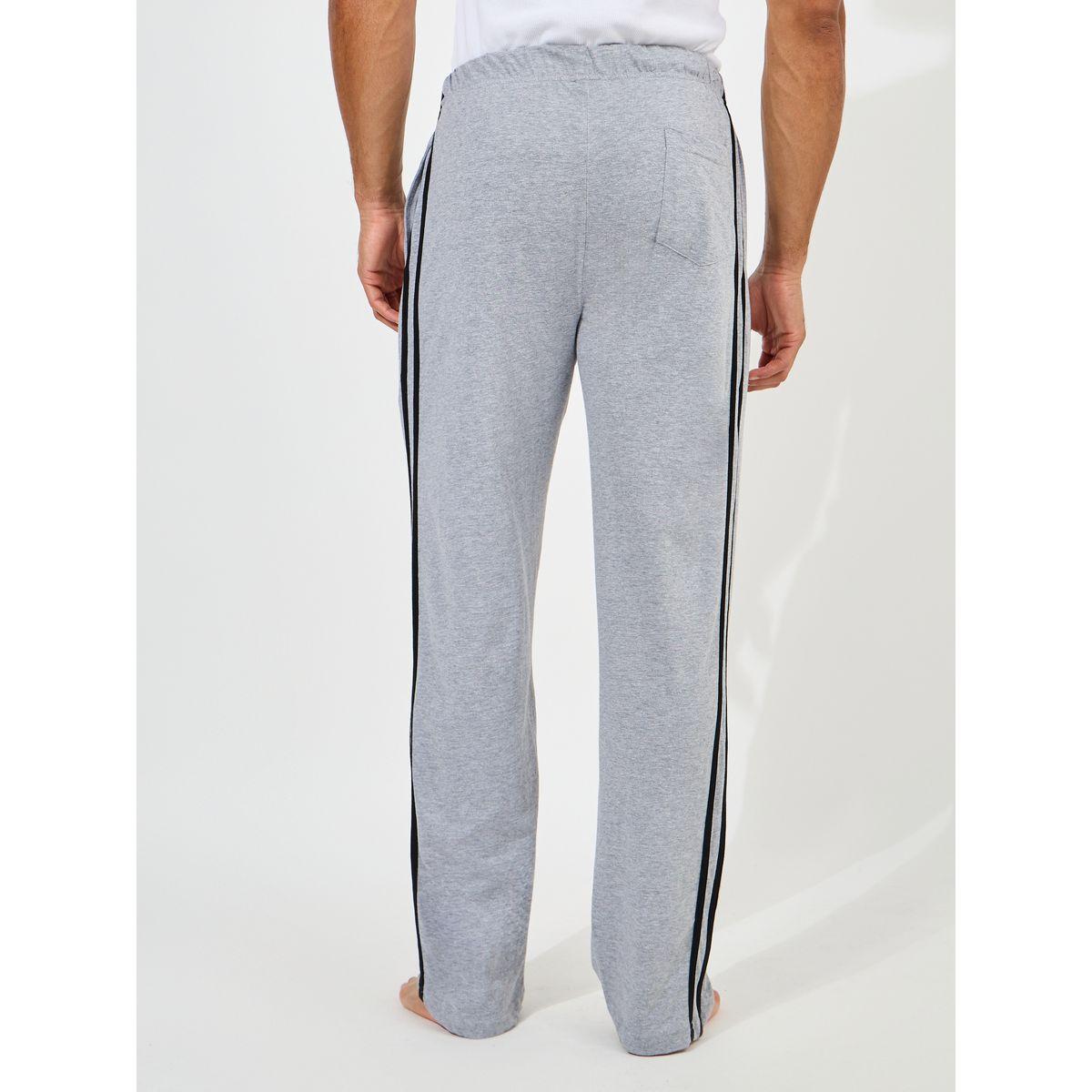 Styli Unwind Straight Fit Knitted Pyjama with Side Piping Detail-men-clothing-nightwear-pyjamaandshorts-image-4