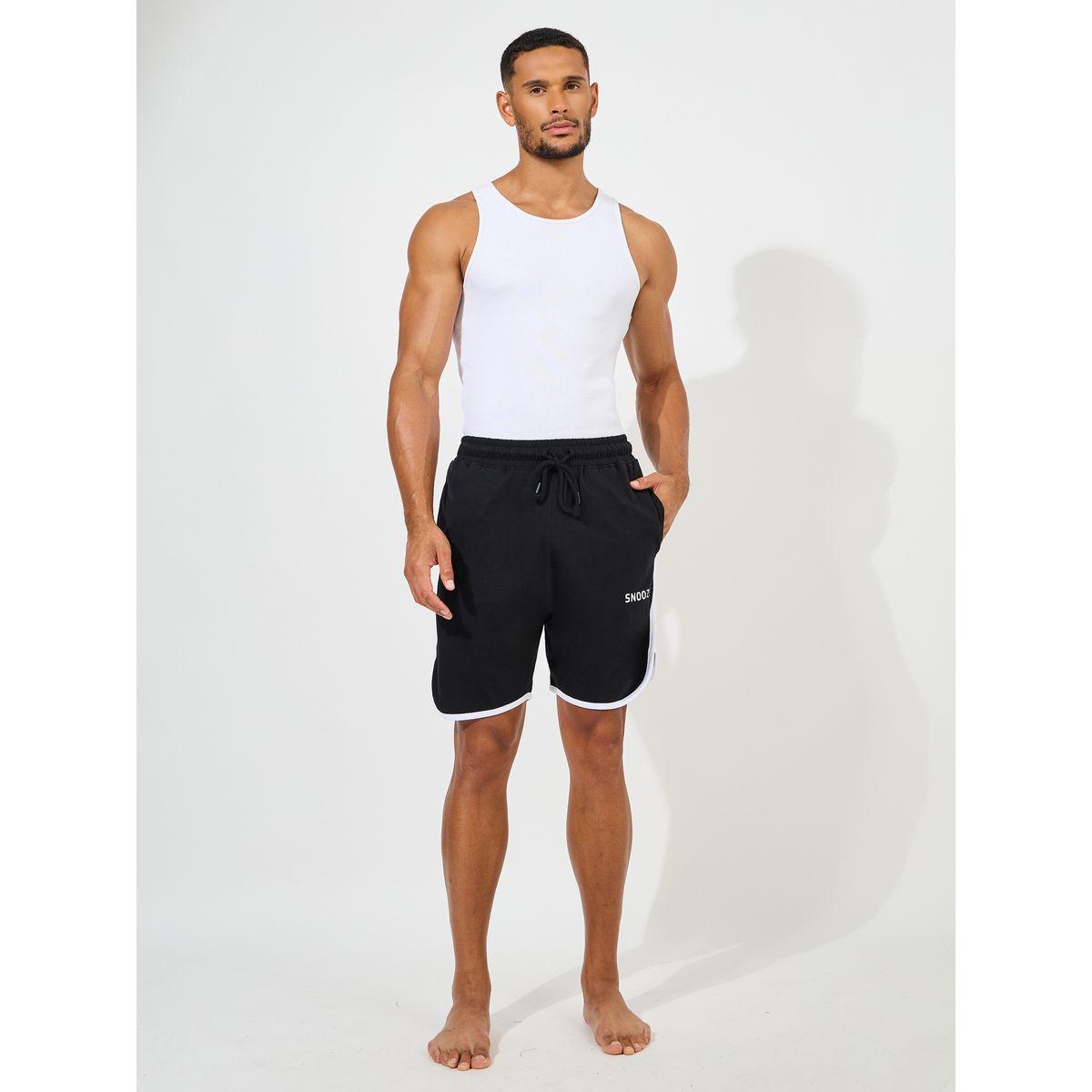 شورت محبوك مطبع مع تفاصيل محزوزة-men-clothing-nightwear-pyjamaandshorts-image-2