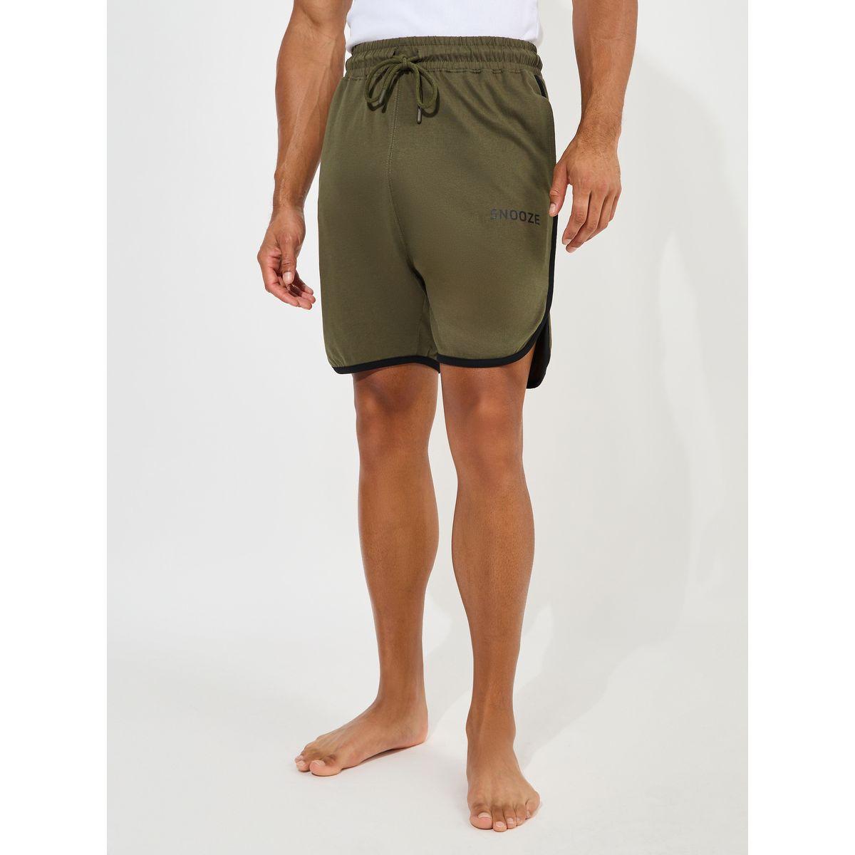شورت محبوك مطبع مع تفاصيل محزوزة-men-clothing-nightwear-pyjamaandshorts-image-1