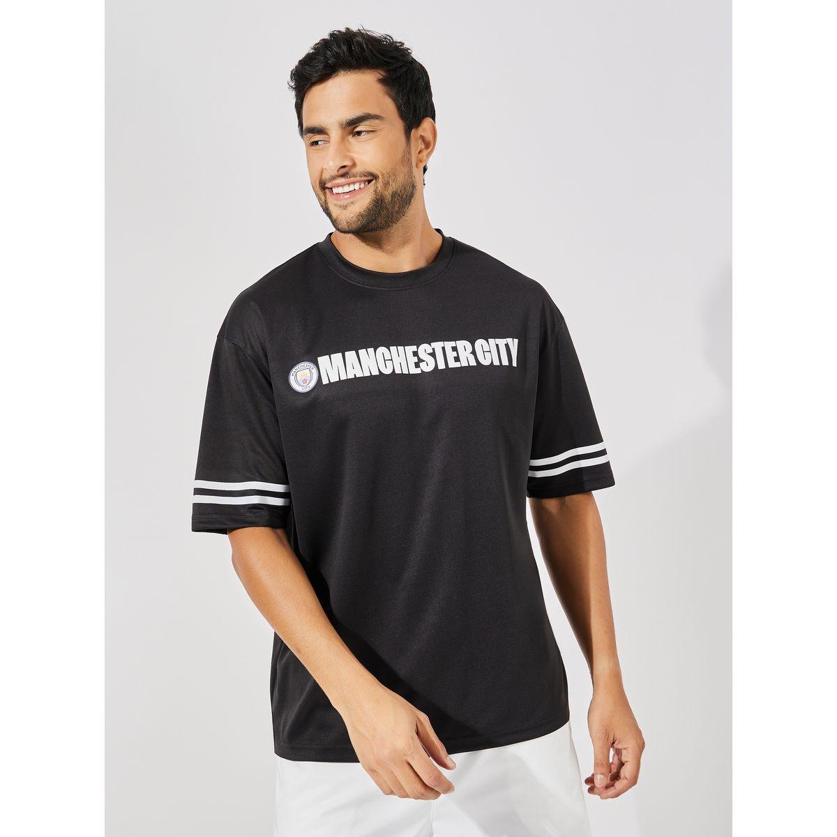 Styli Manchester City Mesh Knit Jersey Oversized T-Shirt-men-clothing-tshirtsandpolos-tshirts-image-1