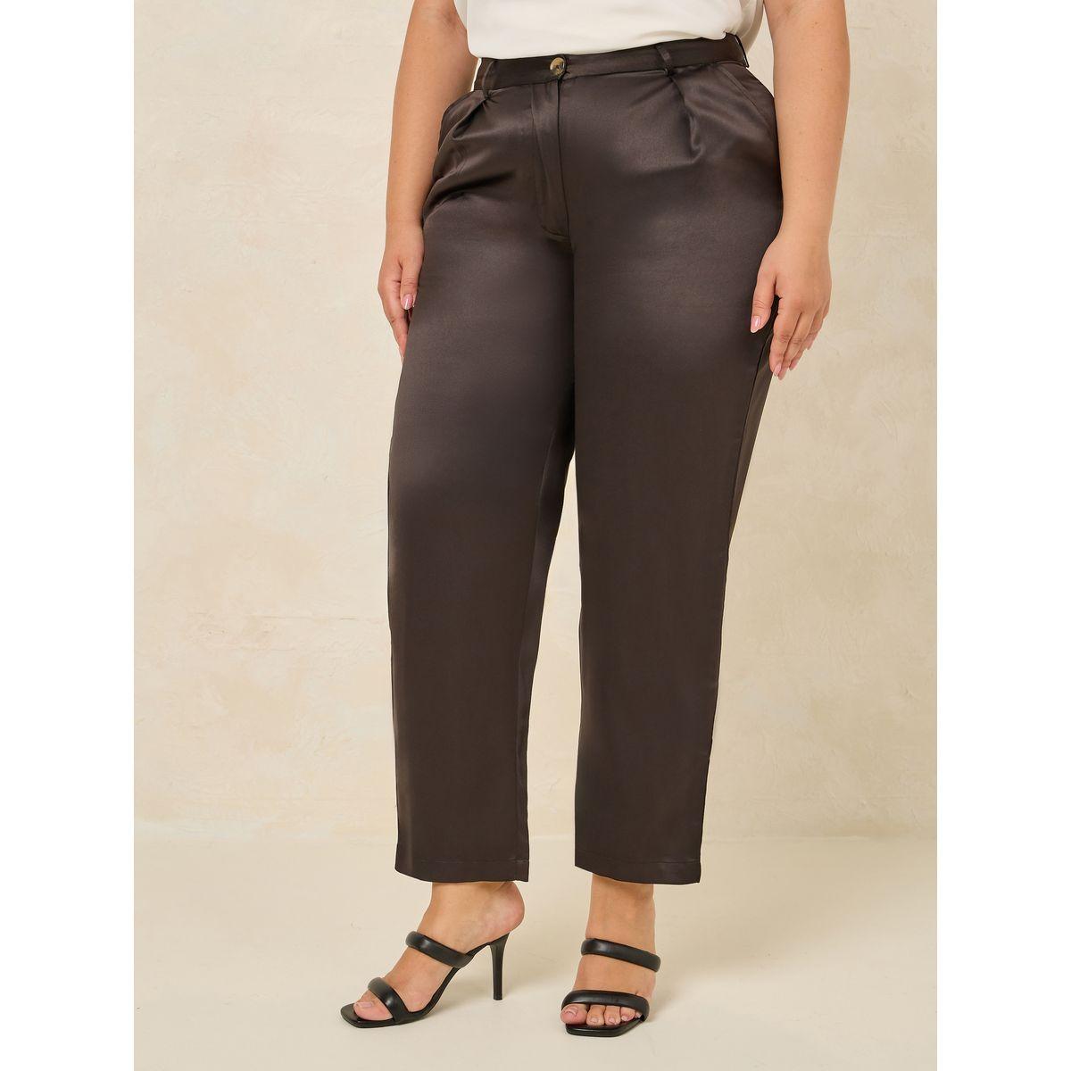 بنطال سادة بطول الكاحل مع ارجل مستقيمة-women-clothing-bottoms-trousers-image-1
