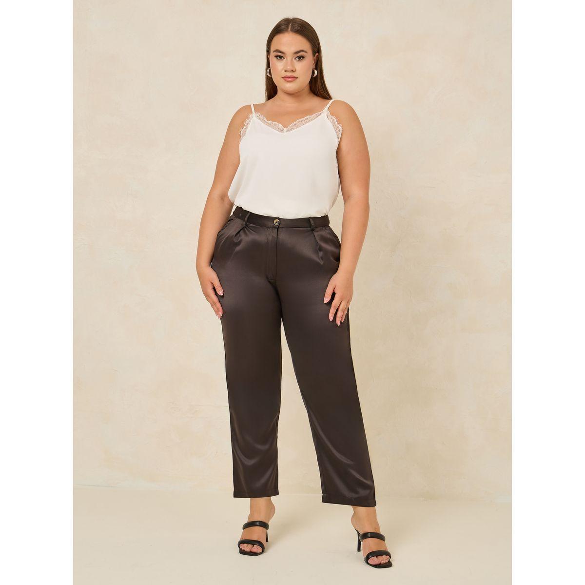 بنطال سادة بطول الكاحل مع ارجل مستقيمة-women-clothing-bottoms-trousers-image-2