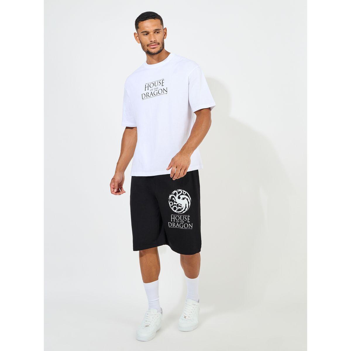 شورت تيري فضفاض مطبع بطبعة جرافيك-men-clothing-bottoms-shorts-image-2