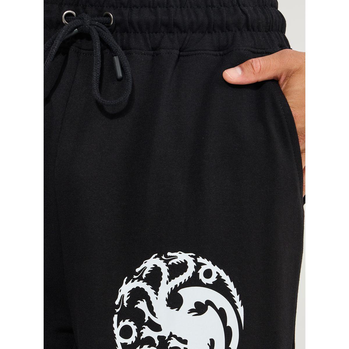 شورت تيري فضفاض مطبع بطبعة جرافيك-men-clothing-bottoms-shorts-image-3