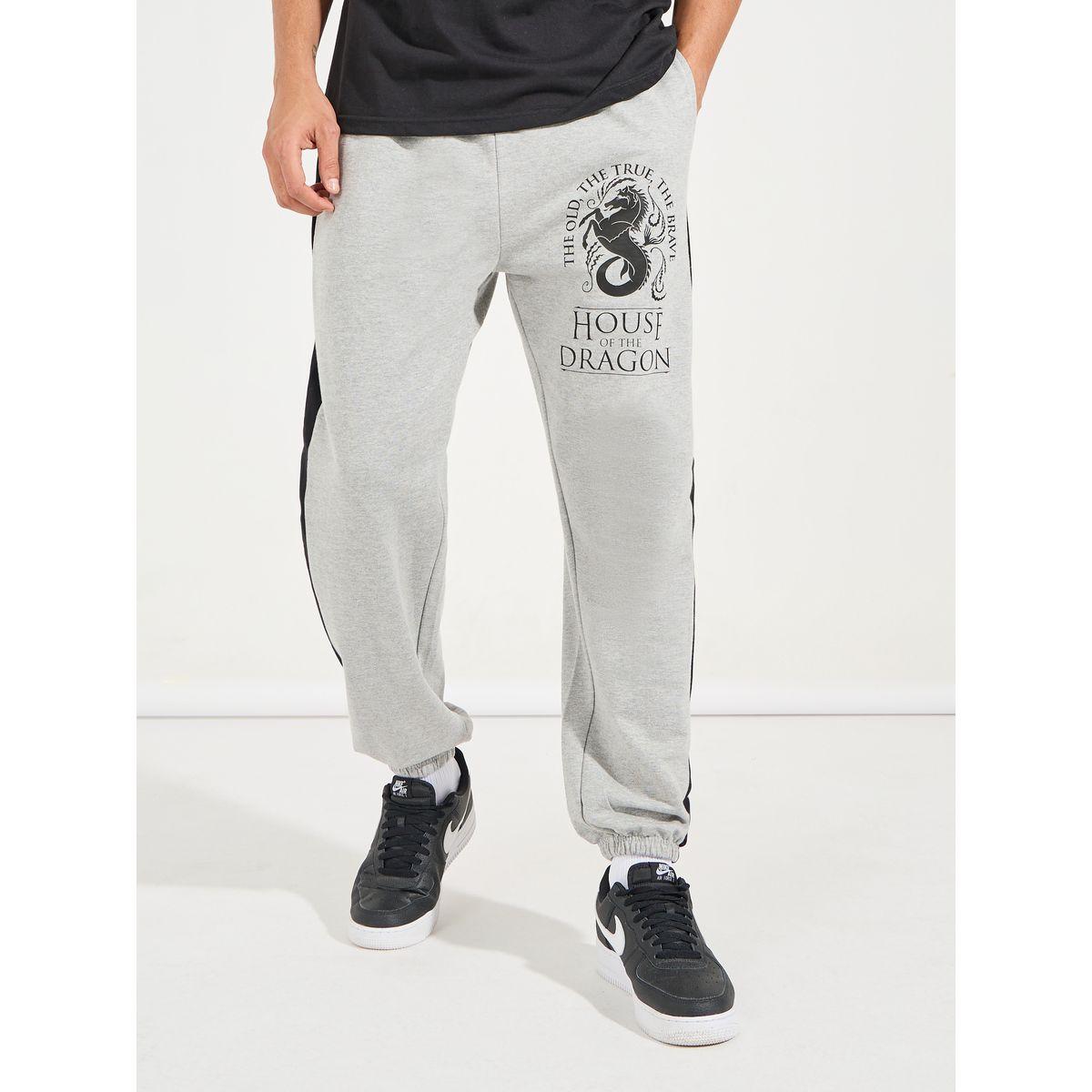 جوغر تيري فضفاض مطبع بطبعة جرافيك-men-clothing-bottoms-joggers-image-1