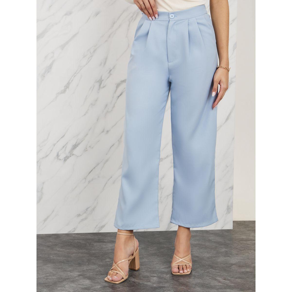 Styli Plicated Detail Relaxed Fit Pants-women-clothing-bottoms-trousers-image-1