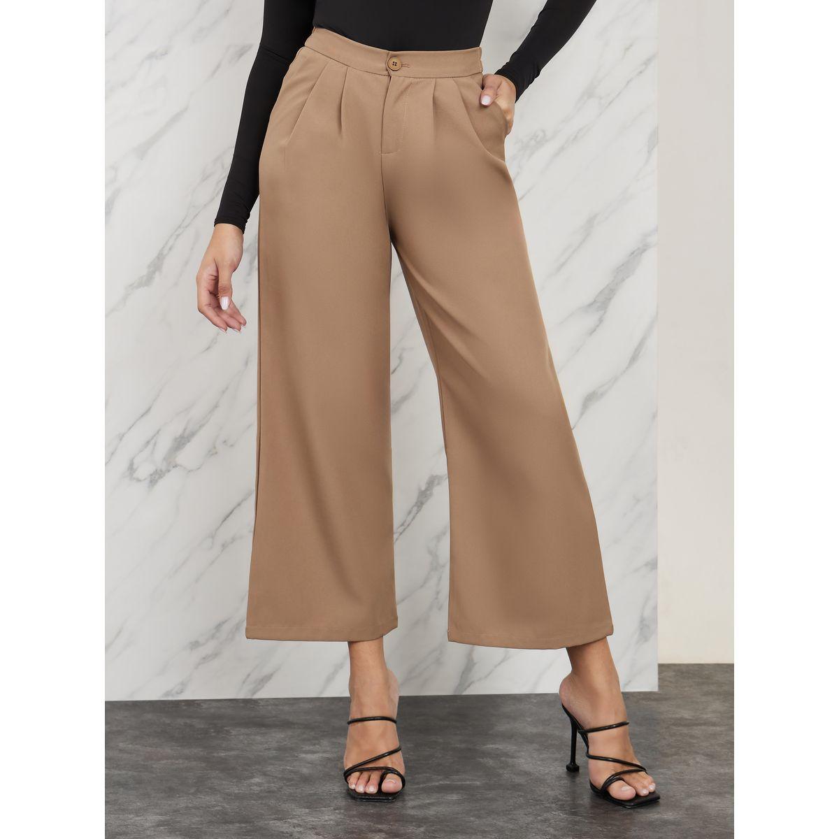 Styli Plicated Detail Relaxed Fit Pants-women-clothing-bottoms-trousers-image-1