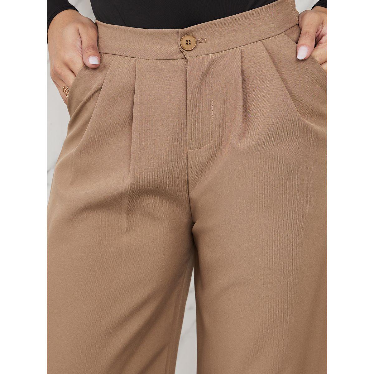 Styli Plicated Detail Relaxed Fit Pants-women-clothing-bottoms-trousers-image-3