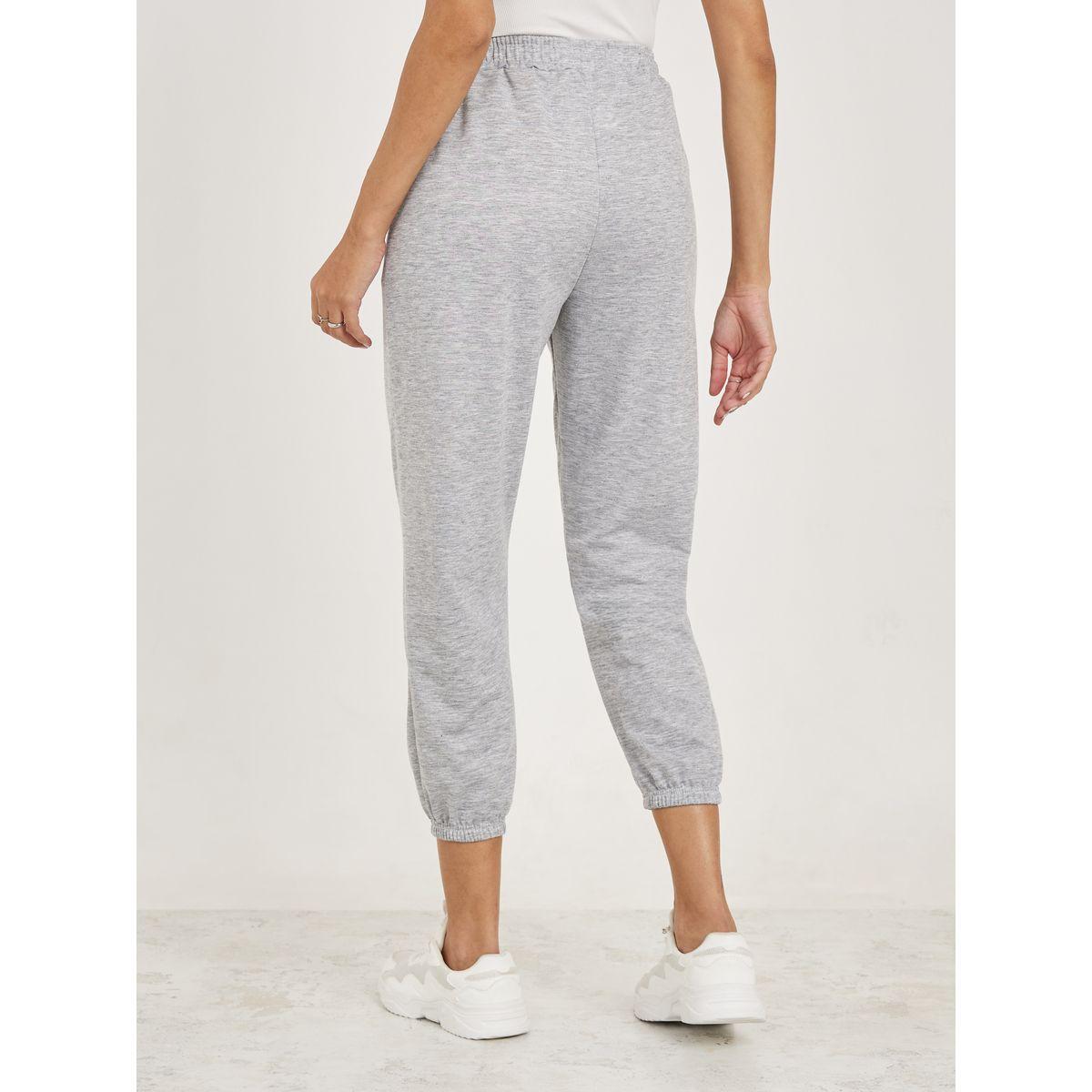 جوغر سادة قصير بأساور مطاطية-women-clothing-bottoms-joggers-image-4