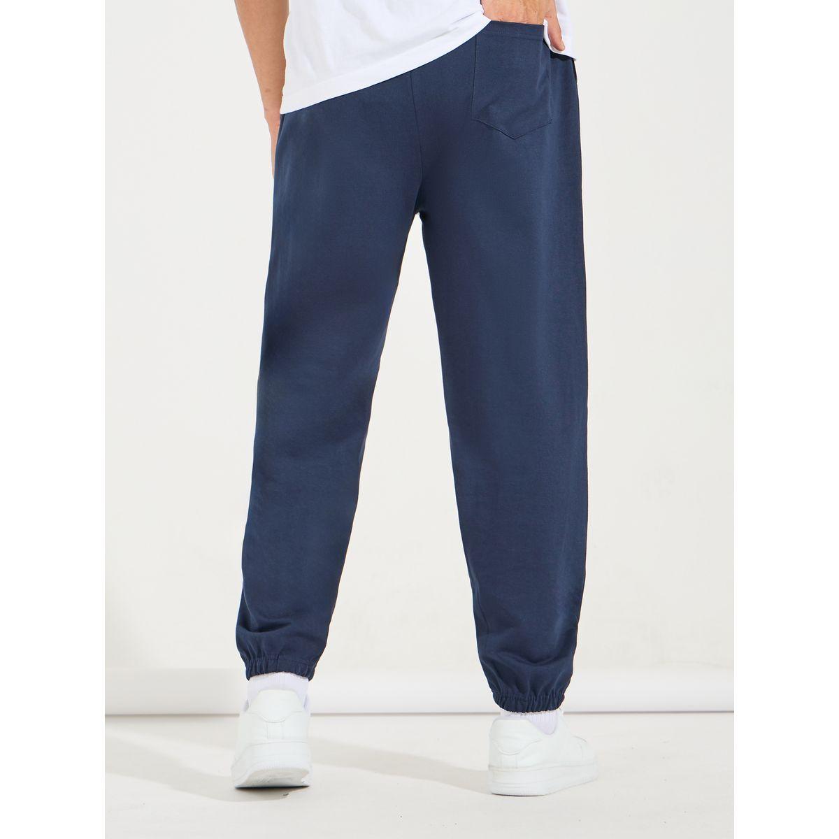Styli Friends Graphic print Oversized Terry Joggers witg Elasticated cuff-men-clothing-bottoms-joggers-image-4