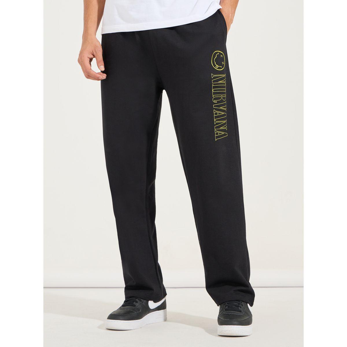 Styli Nirvana Graphic Print Oversized Terry Joggers-men-clothing-bottoms-joggers-image-1