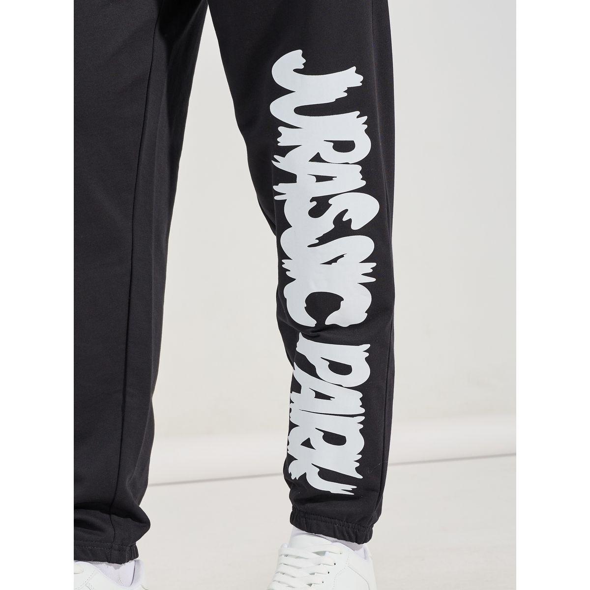 Styli Jurassic Park Graphic Print Oversized Terry Joggers-men-clothing-bottoms-joggers-image-4