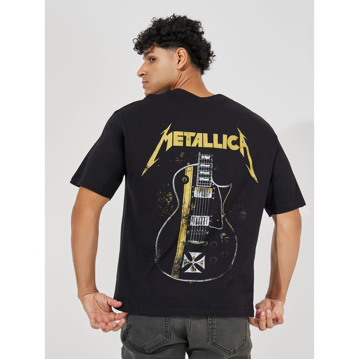 تيشيرت جيرسيه فضفاض مطبع بطبعة جرافيك-men-clothing-tshirtsandpolos-tshirts-image-5