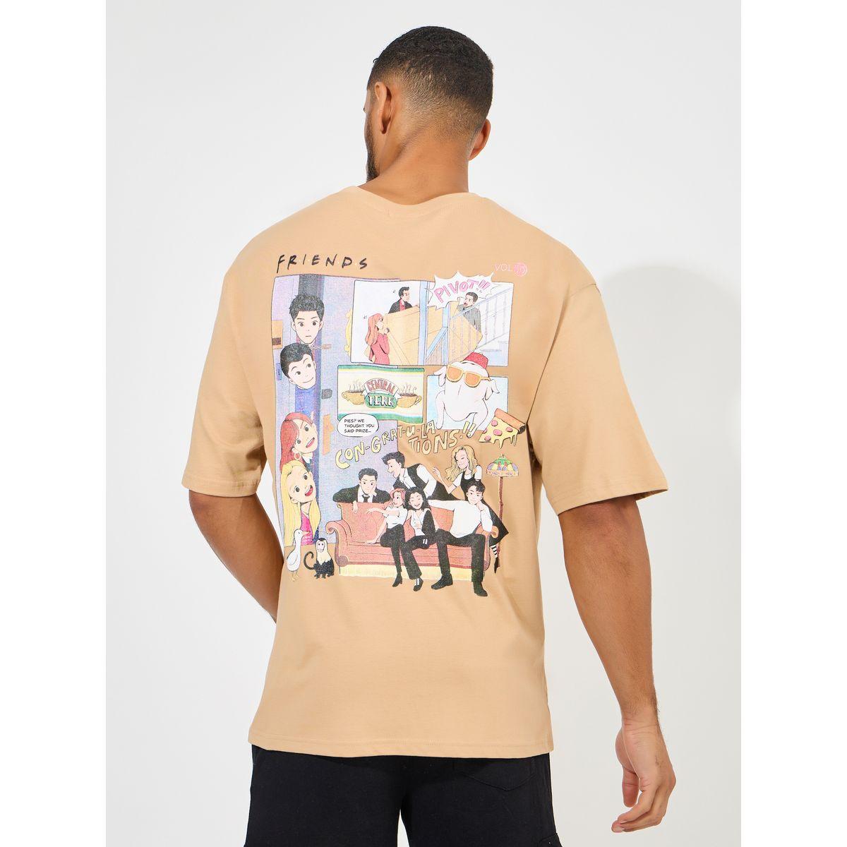 Styli Friends Sticker Graphic Print Compact Jersey Oversized T-Shirt-men-clothing-tshirtsandpolos-tshirts-image-5