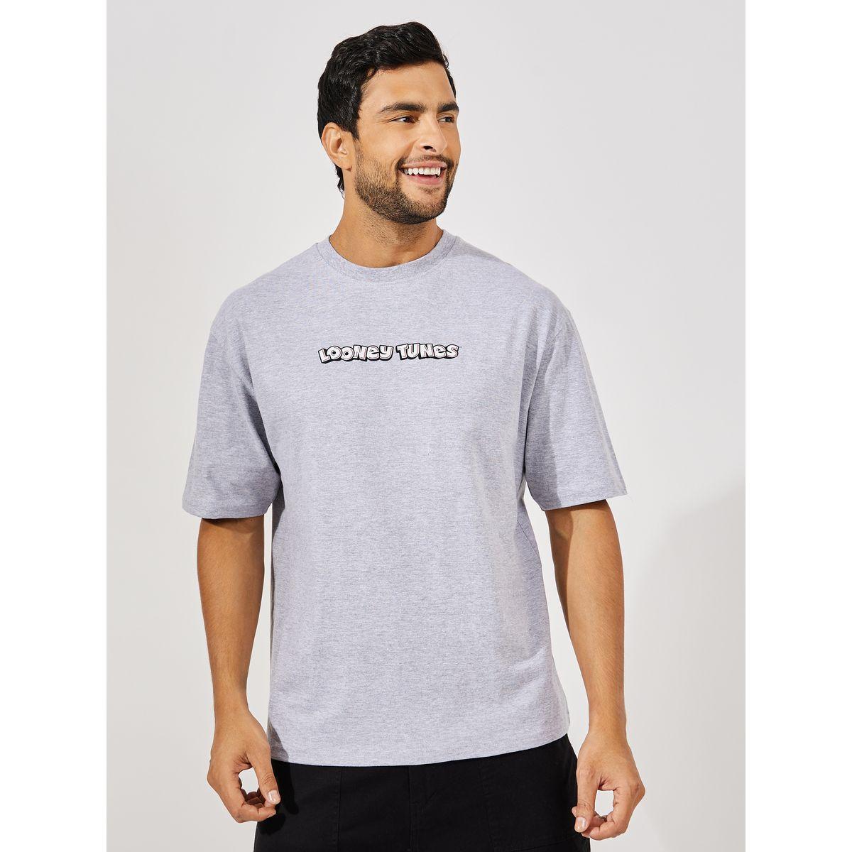 Styli Looney Tunes Graphic Print Compact Jersey Oversized T-Shirt-men-clothing-tshirtsandpolos-tshirts-image-2