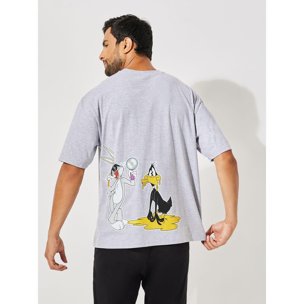 Styli Looney Tunes Graphic Print Compact Jersey Oversized T-Shirt-men-clothing-tshirtsandpolos-tshirts-image-5