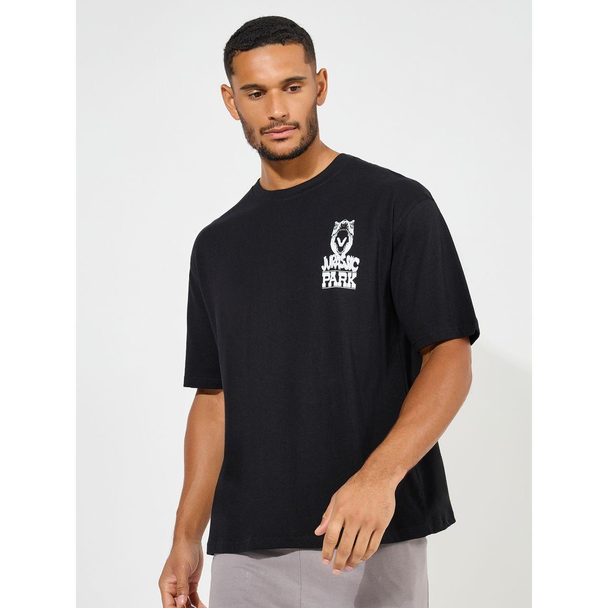 تيشيرت فضفاض مطبع بطبعة جرافيك-men-clothing-tshirtsandpolos-tshirts-image-3