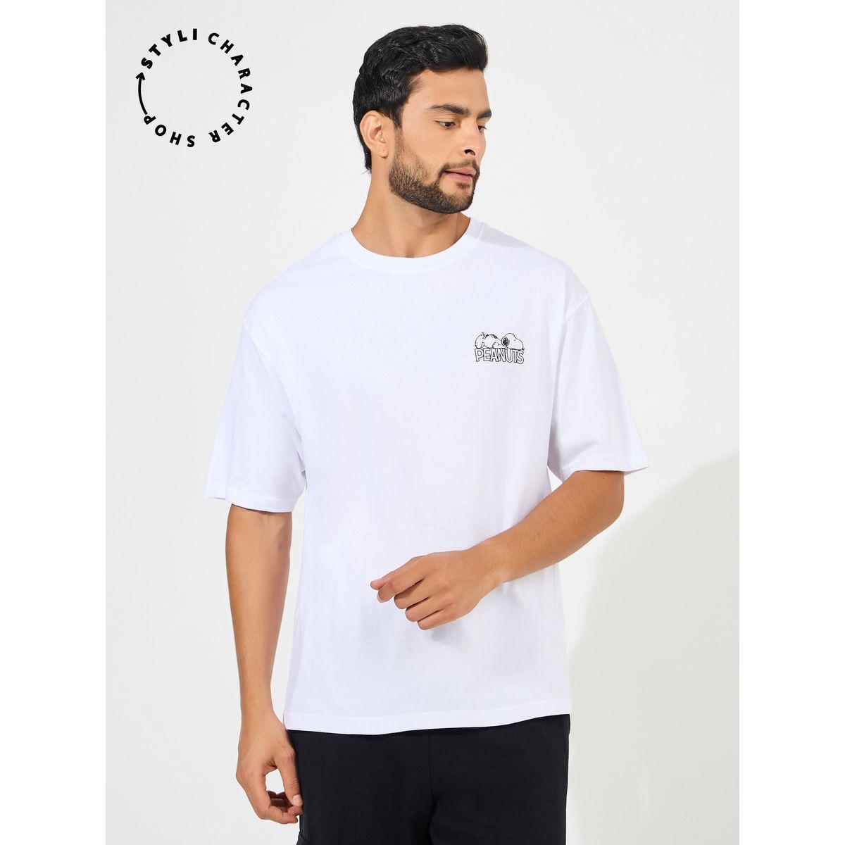 تيشيرت جيرسيه فضفاض مطبع بطبعة سنوبي-men-clothing-tshirtsandpolos-tshirts-image-1