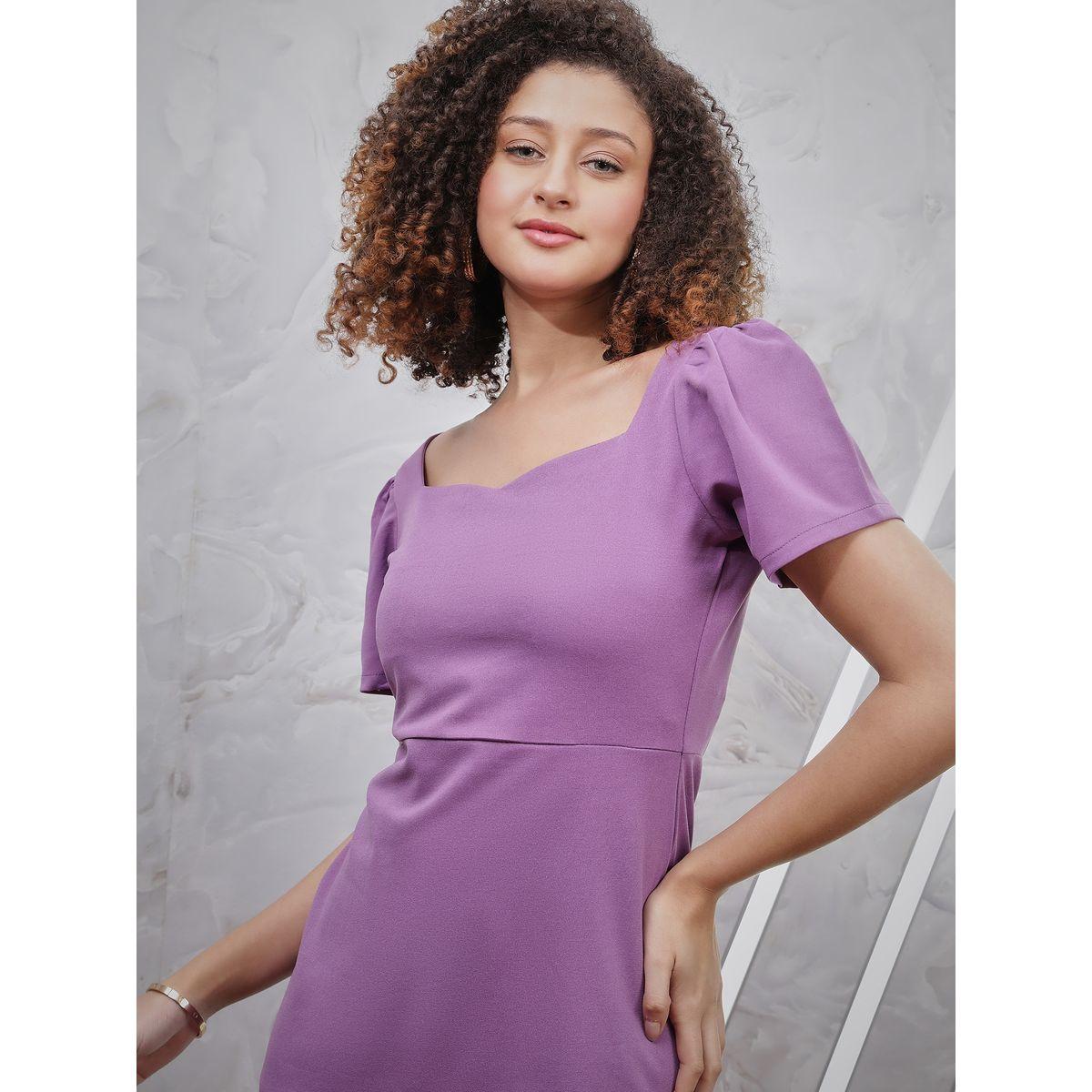 فستان ميدي بياقة واسعة وكشكش أثينا × ستايلي-women-clothing-dresses-image-7