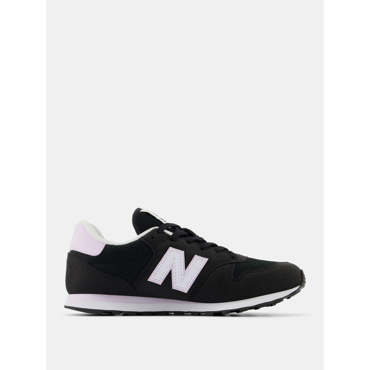 New Balance 500 Contrast Logo Lace Up Sneakers-women-shoes-sneakers-image-1