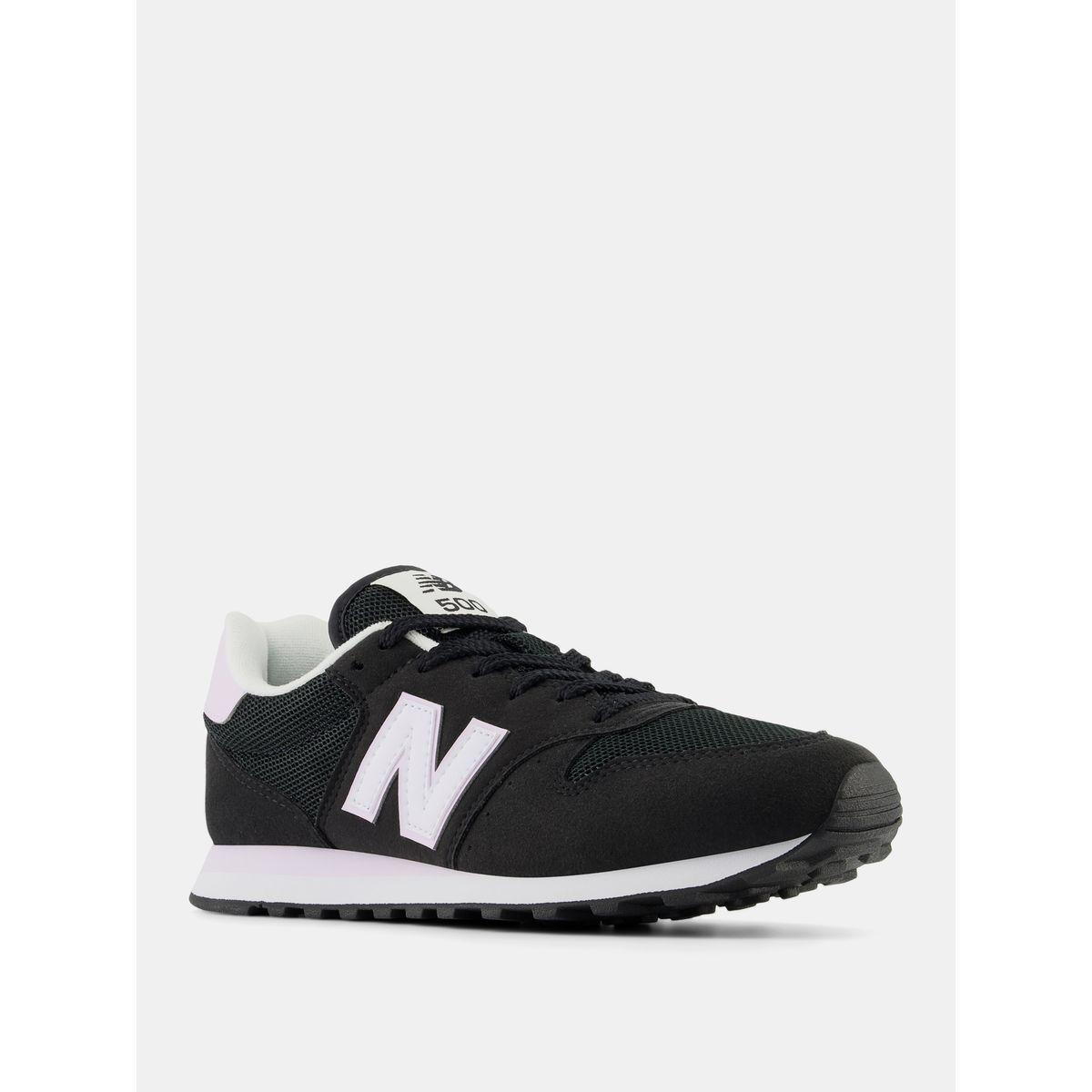 New Balance 500 Contrast Logo Lace Up Sneakers-women-shoes-sneakers-image-2