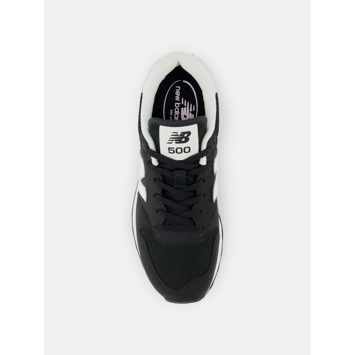 New Balance 500 Contrast Logo Lace Up Sneakers-women-shoes-sneakers-image-3