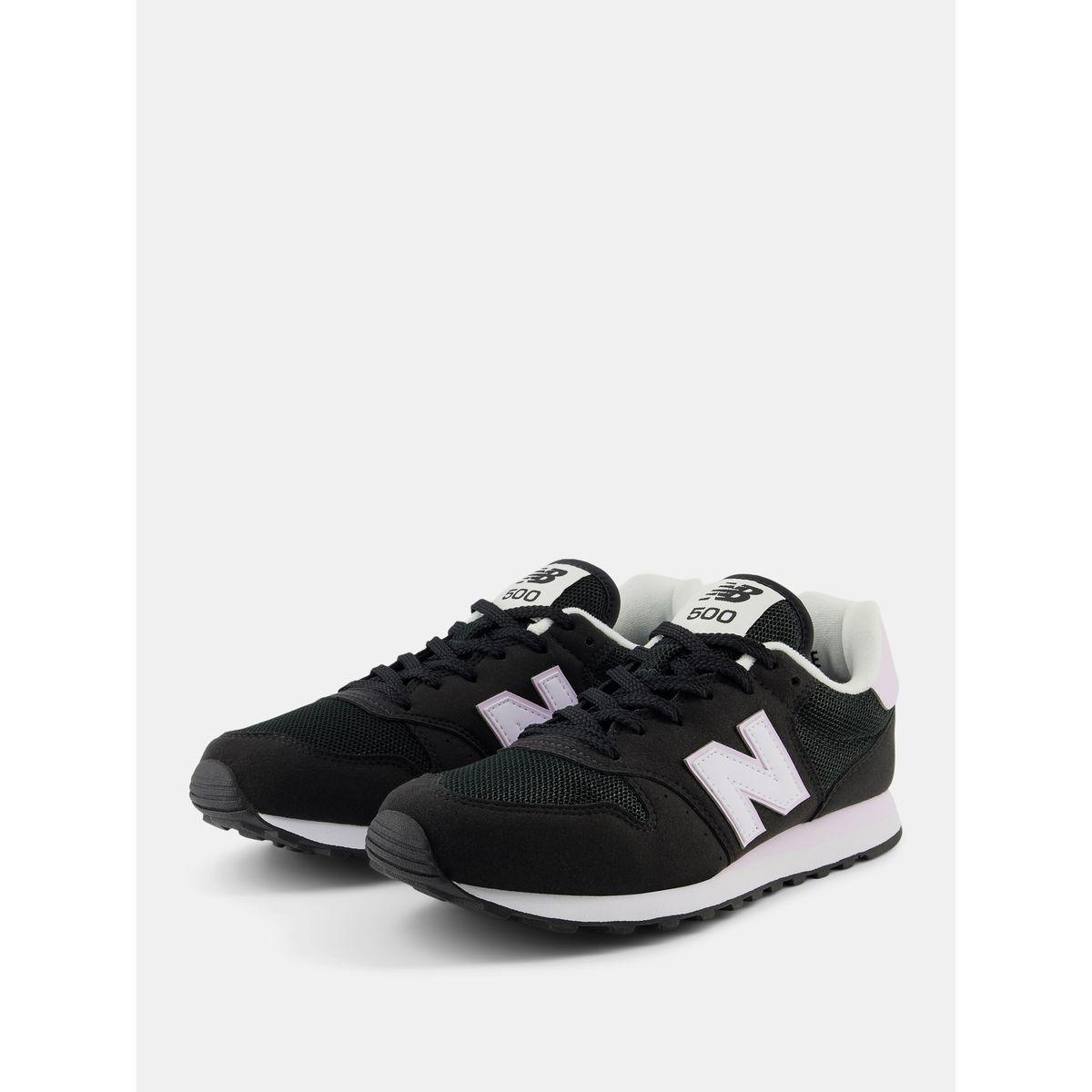 New Balance 500 Contrast Logo Lace Up Sneakers-women-shoes-sneakers-image-8