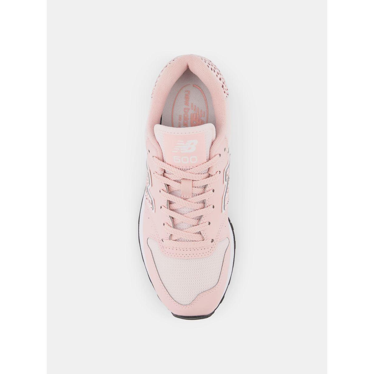 New Balance 500 Animal Print Logo Lace Up Sneakers-women-shoes-sneakers-image-3