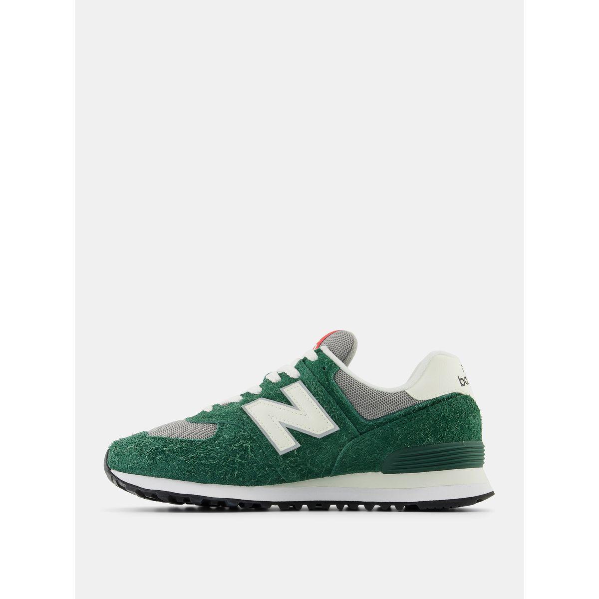 New Balance 574 Textured Lace Up Sneakers-women-shoes-sneakers-image-6