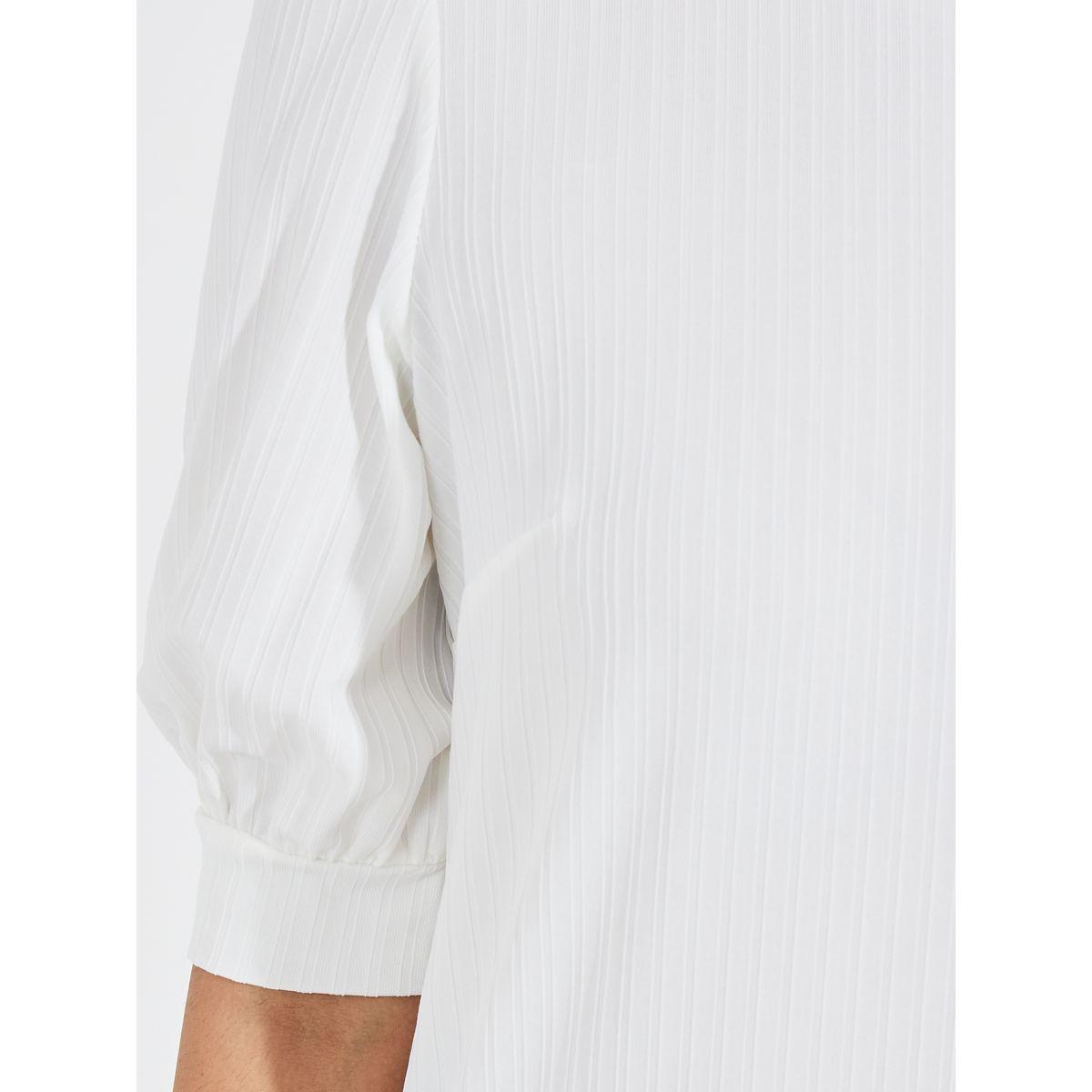 Styli Solid Rib Knit Top with Puff Sleeves-women-clothing-shirtsandblouses-blouses-image-4