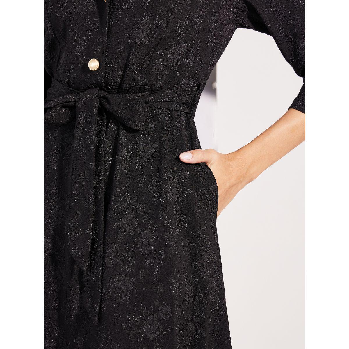Styli Limited Jacquard Mock Wrap Maxi Dress-women-clothing-dresses-image-3