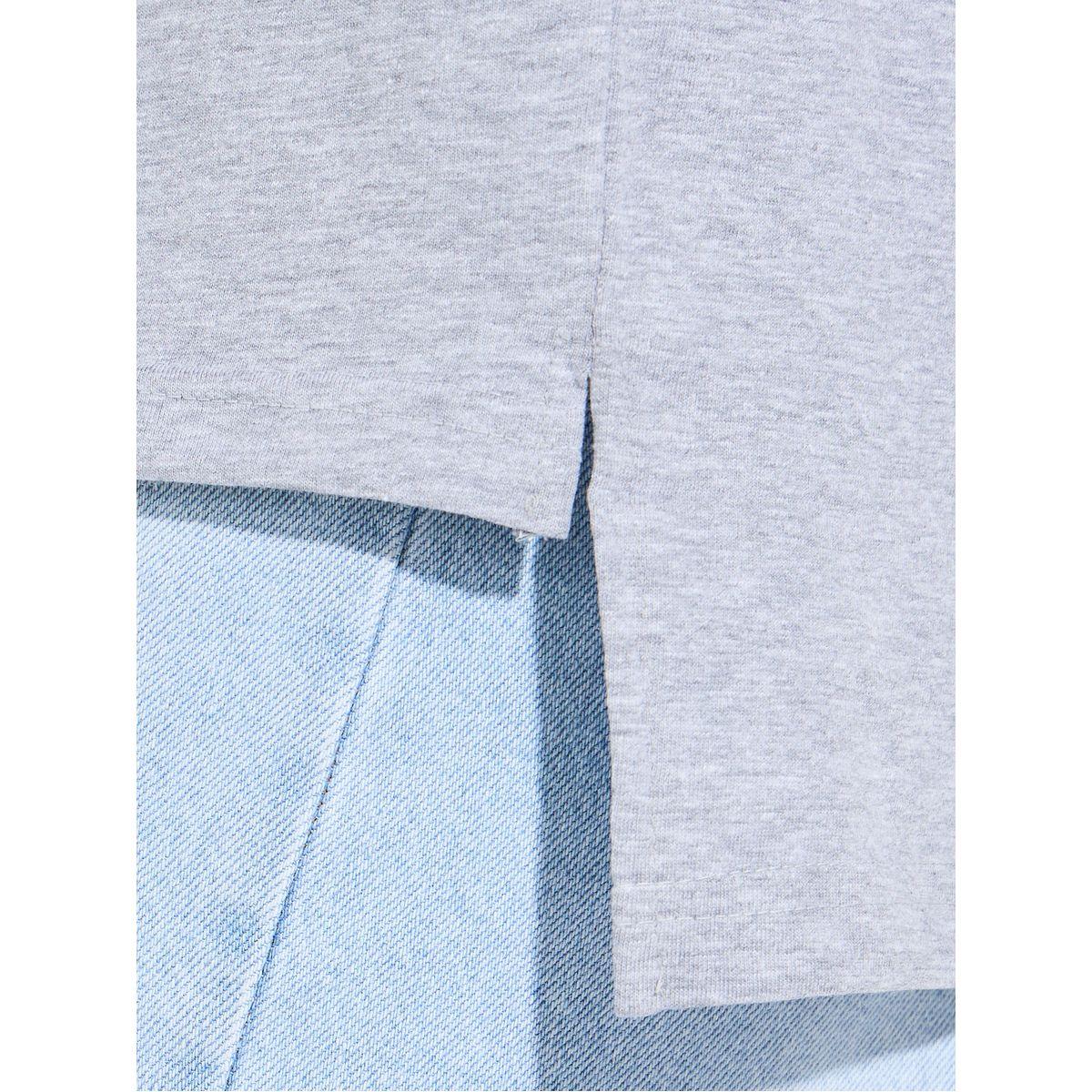 Styli Elevate Oversized High-Low Hem Slogan Print T-Shirt with Drop Shoulder-women-clothing-tshirts-image-3