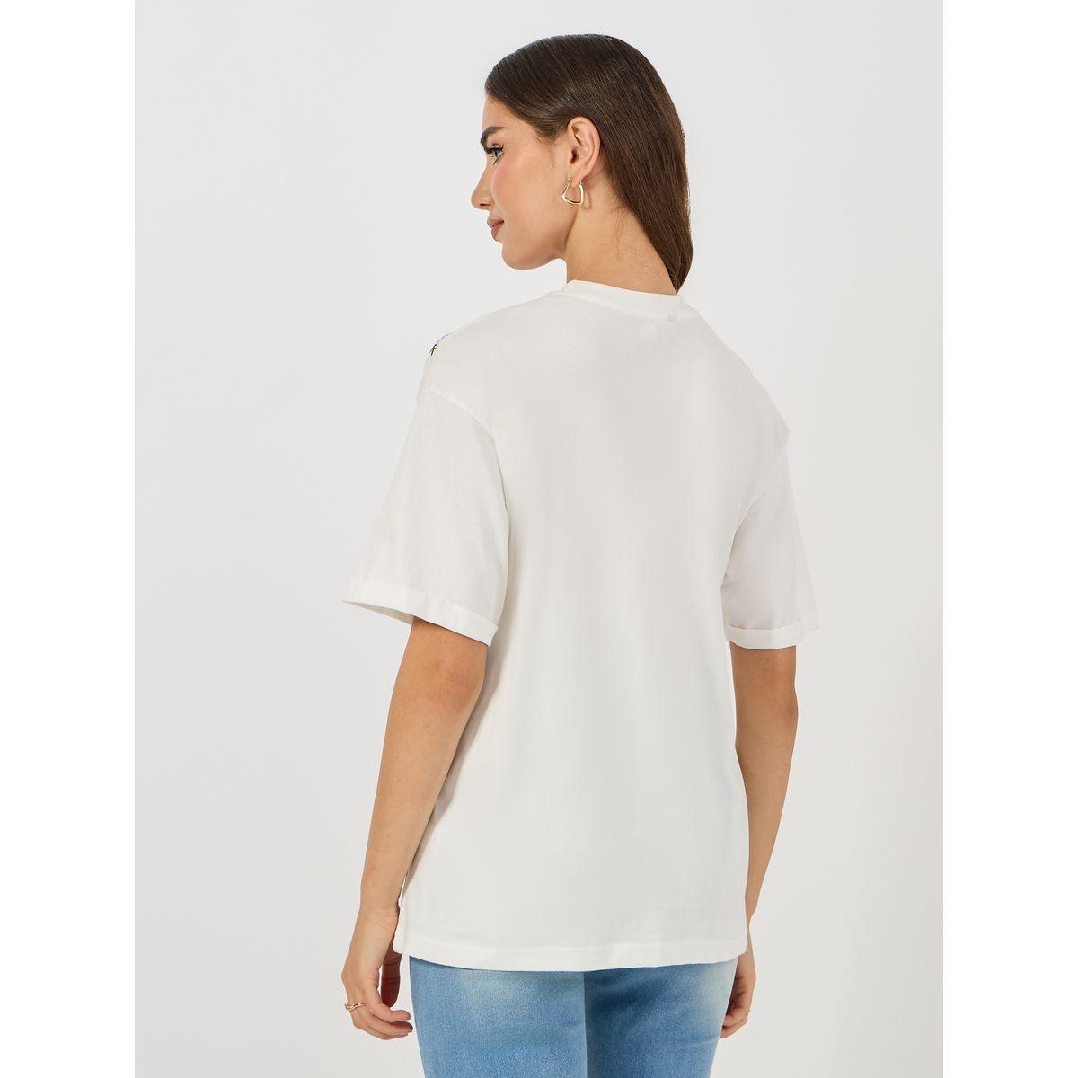 Styli Elevate Oversized Placement Embroidery Detail Cotton T-Shirt-women-clothing-tshirts-image-5