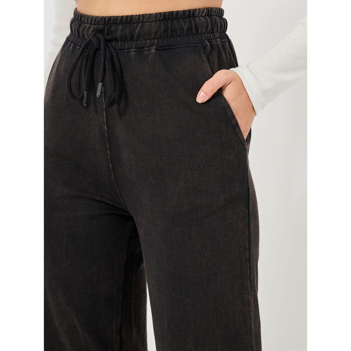 Styli Elevate High Rise Washed Joggers with Drawstring-women-clothing-bottoms-joggers-image-4