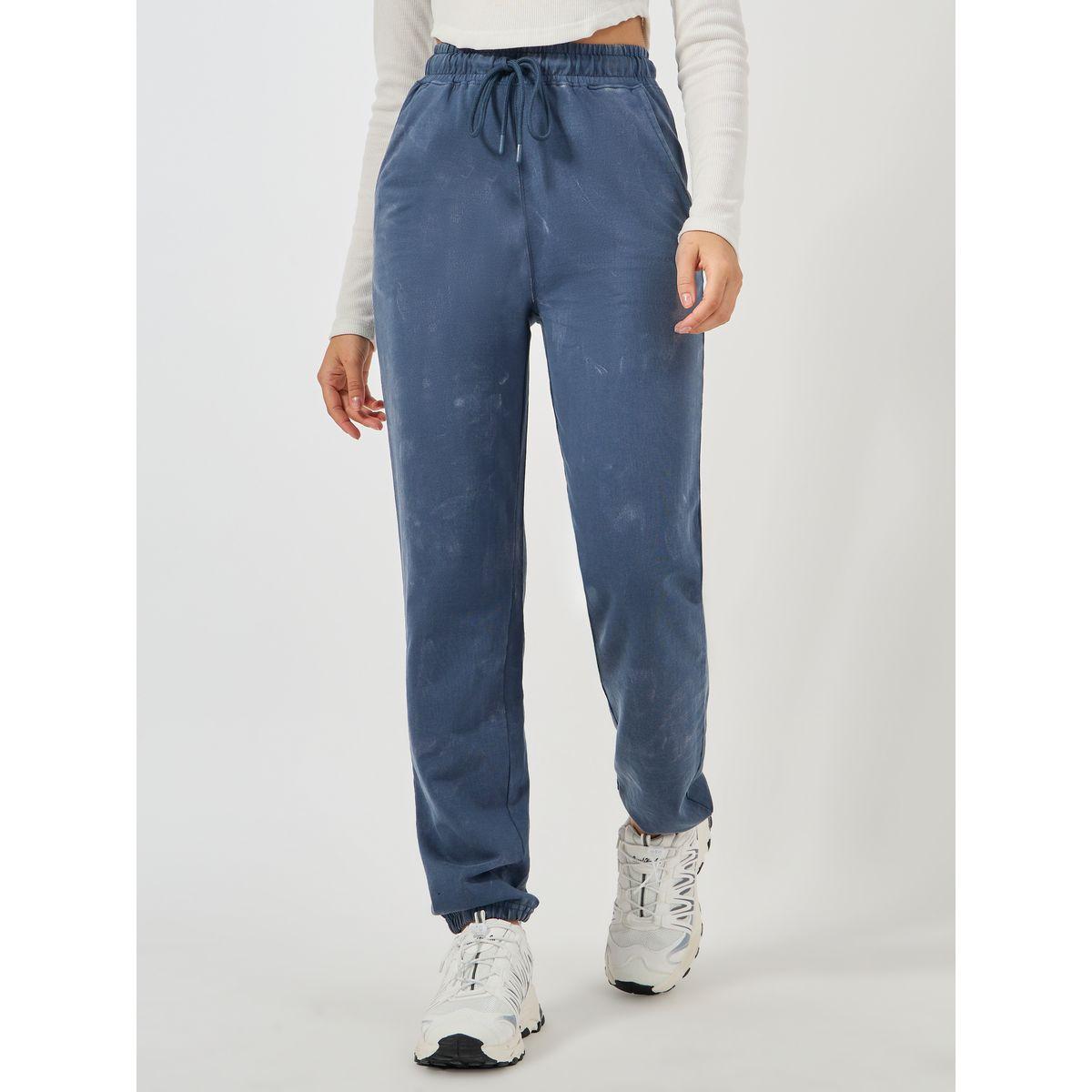 Styli Elevate High Rise Washed Joggers with Drawstring-women-clothing-bottoms-joggers-image-2