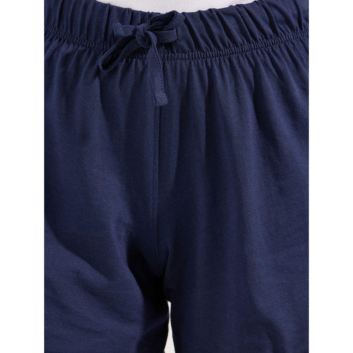 Styli Solid Basic Shorts with Drawstring-women-clothing-bottoms-shorts-image-3