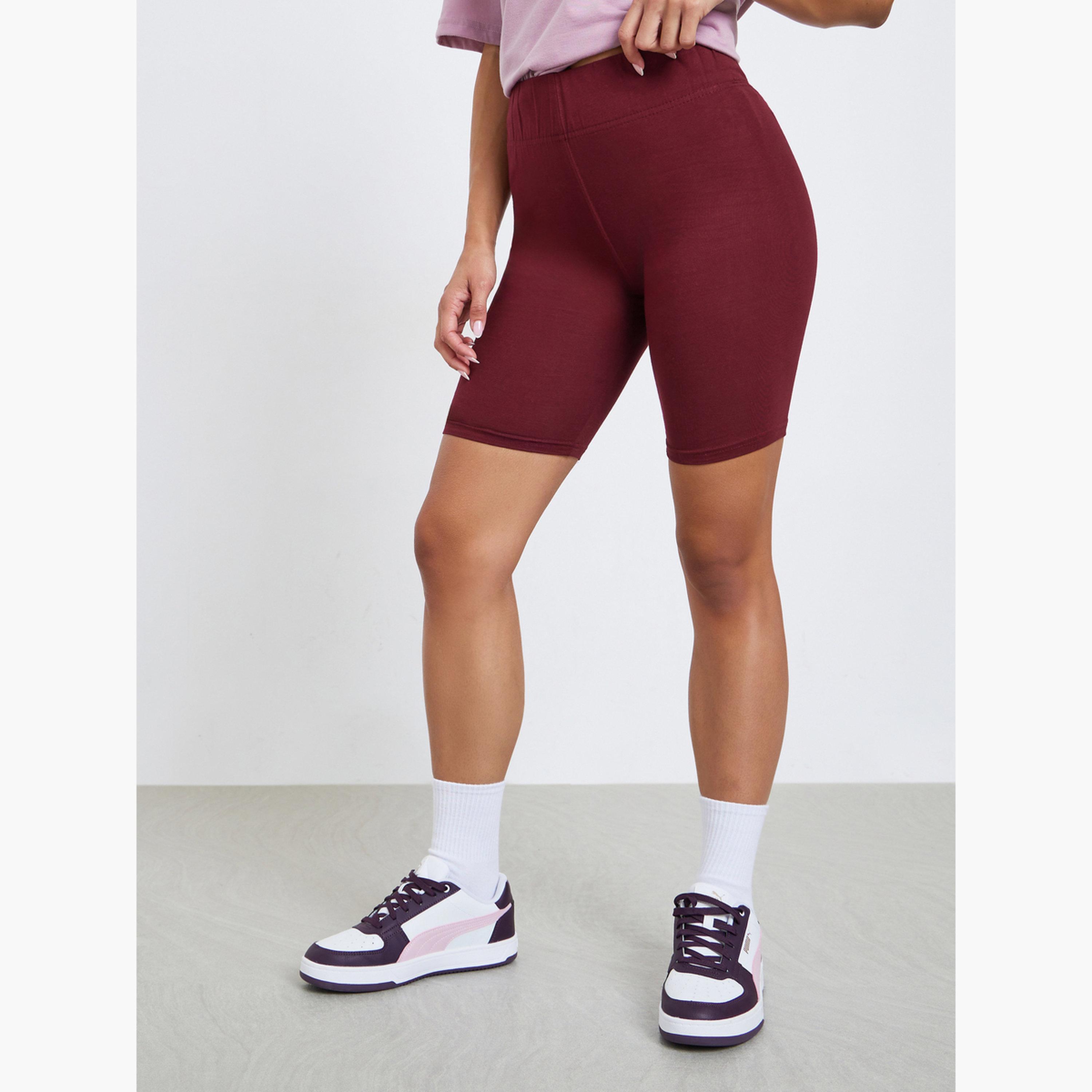 Styli Women Solid Basic Cycling Shorts-women-clothing-bottoms-shorts-image-1