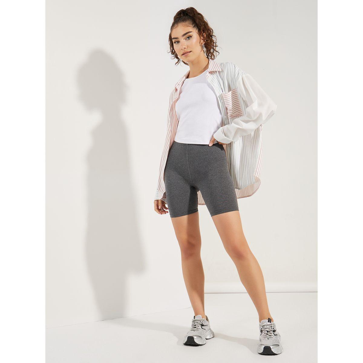 شورت سادة لركوب الدراجات-women-clothing-bottoms-shorts-image-1