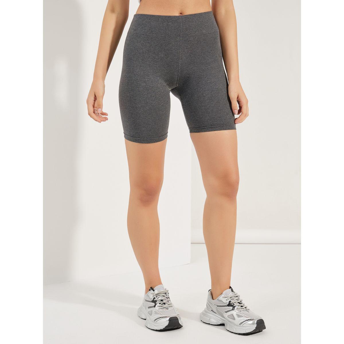 Styli Solid Basic Cycling Shorts-women-clothing-bottoms-shorts-image-2